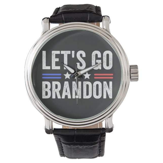 Relógio Let's Go Brandon (Frente)