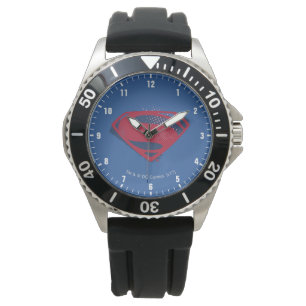 Relógio Liga da Justiça Símbolo Superman Pincel e Meio-