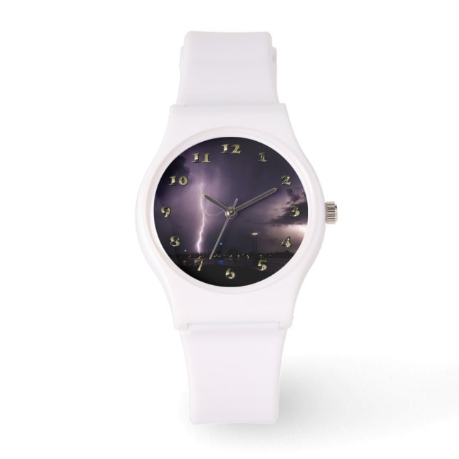 Relógio Lightning Bolt sobre a cidade de Harbor (Frente)