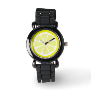 Relógio Limon Slice Citrus Watch