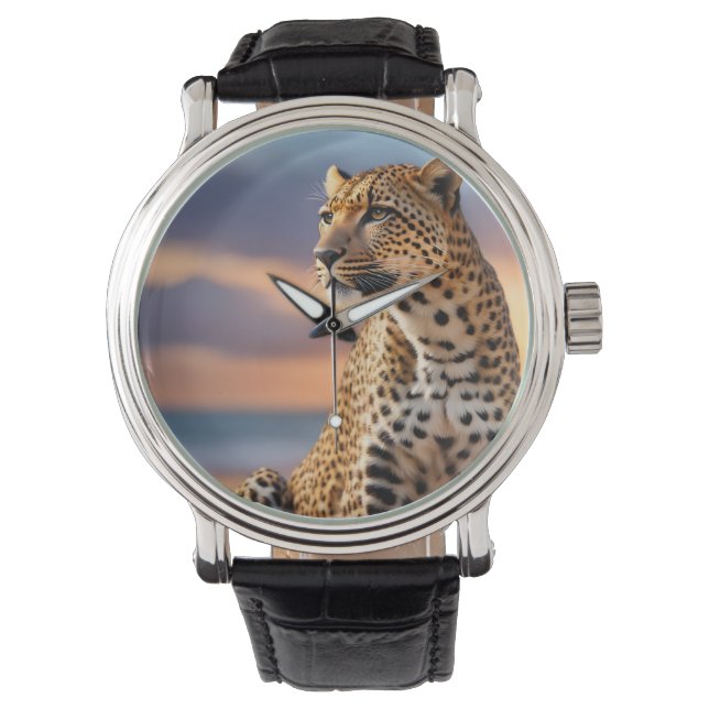 Relógio Linda Leopardo (Frente)