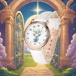 Relógio Lindos amantes religiosos do Angel<br><div class="desc">Relógio religioso Alojado</div>
