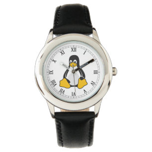 Relógio Linux Tux, o Penguin Watch