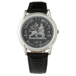 Relógio Lion of Judah - Haile Selassie - Rastafari Watch A