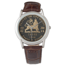 Relógio Lion of Judah - Haile Selassie - Rastafari Watch A
