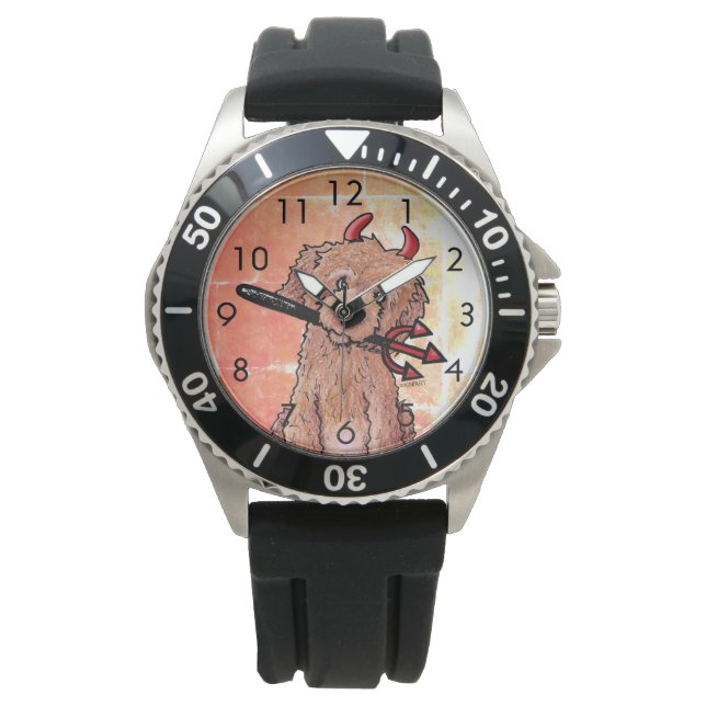 Relógio Little Devil Red DOODLEMOJI Watch (Frente)