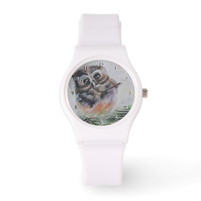 Relógio Little Owl Watch - Pintura (Frente)