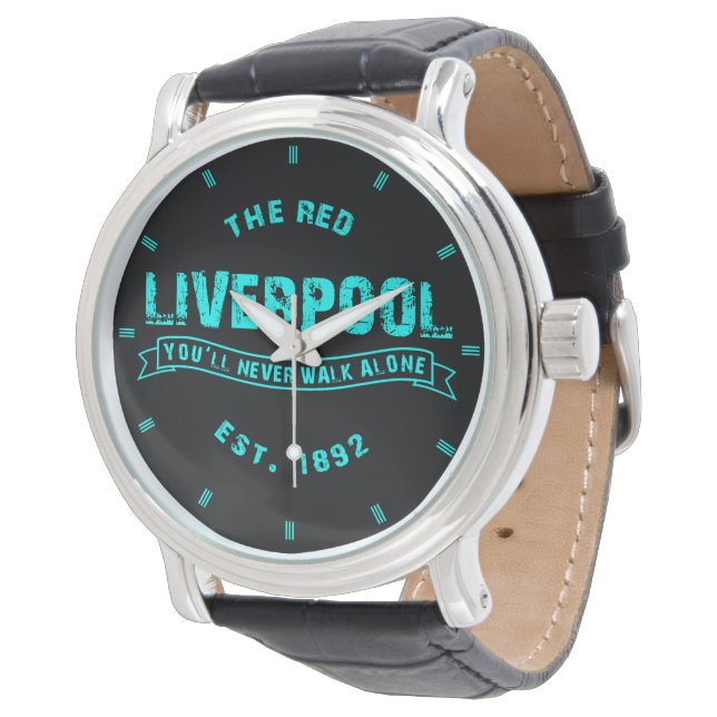 Relógio Liverpool YNWA Blue Vintage (Angular)