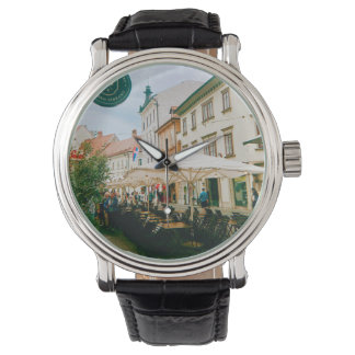 Relógio Ljubljana Cityscape