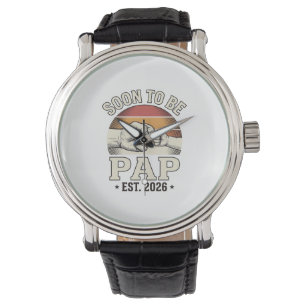 Relógio Logo de Soco de Bebê Vintage Pap 2026_