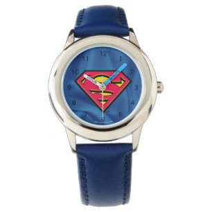 Relógio Logotipo clássico do S-Protetor   do superman