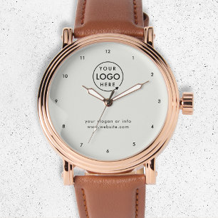 Relógio Logotipo comercial Empresa moderna minimalista d