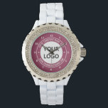 Relógio Logotipo comercial personalizado e texto para sua<br><div class="desc">Cores e fontes personalizadas - Acompanha o nome do logotipo da sua empresa no site ou no texto personalizado Monitoramento/presentes do Promocional comercial - Adicione seu logotipo - Imagem ou foto - Código QR / Nome - Empresa/site ou outras informações / texto - Redimensionar e mover ou adicionar elementos /...</div>