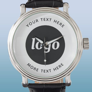 Relógio Logotipo simples com Promocional para empresa de t