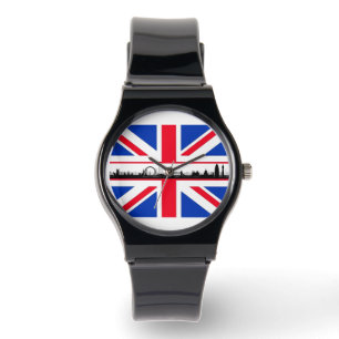 Relógio London Eye Union Jack Flag Watch