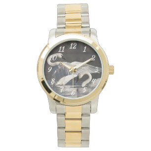 Relógio Loving Swans