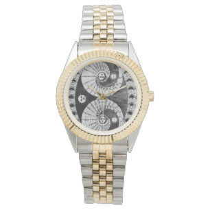 Relógio Lunation de Kircher da astronomia do vintage