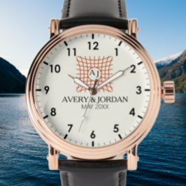 Relógio Luxury Elegant Monogram with Initials