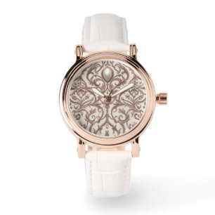 Relógio Luxury Watch e luxuoso Cobre, Pearl design