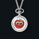 Relógio Maçã, fruta vermelha com olhos maliciosos - Person<br><div class="desc">A design que você descreve parece encantadora e divertida. Uma maçã vermelha de desenho animado com grandes olhos devotos dá ao objeto uma personalidade animada e viva. A cor vermelha da maçã poderia indicar sua frescura e vivacidade, enquanto o sorriso e os grandes olhos balançantes adicionam um toque amigável e...</div>