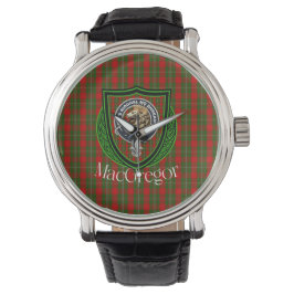 Relógio MacGregor Scottish Clan Tartan & Crest