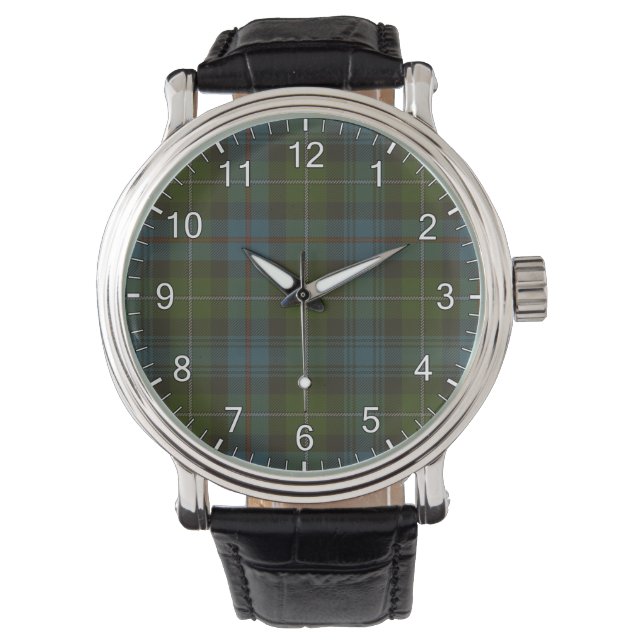Relógio MacKenzie Clan Tartan (Frente)