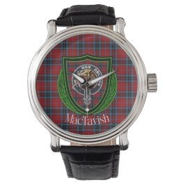 Relógio MacTavish Scottish Clan Tartan & Crest