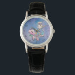 Relógio *~* Mágica Sereia, Turtle do Mar Glitter<br><div class="desc">* Popular Mermaid e Sea Turtle Women's watch * Uma sereia giramente divertida e bonita cavalgando um falso e cheio de tartaruga marinha unicórnio "turticorn" decora a face do relógio desta mulher. A banda de relógio é couro preto. A imagem da sereia é doce feminina e divertida. Está na hora...</div>