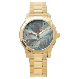 Relógio Maiestoso Falcão de Altura Vermelha Soar