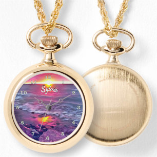 Relógio Malecon Sunset 0911 Necklace Watch