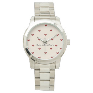 Relógio Mamãe Heart Watch - Dom do Dia das Mães Elegante