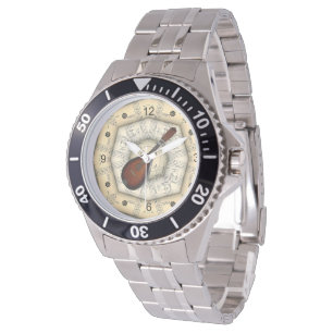 Relógio Mandolin ~ Design Musical Estranho ~ Único ~