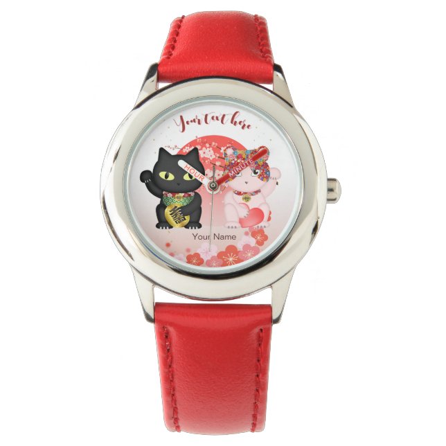 Relógio Maneki Neko Lucky Poiluna Watch (Frente)