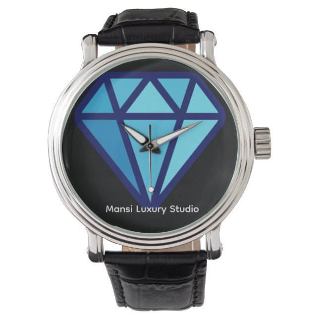 Relógio Mansi Luxury Studio Diamond Logo Smartwatch  (Frente)