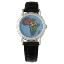 Mapa Missionário Cristão da África | Faux Felt