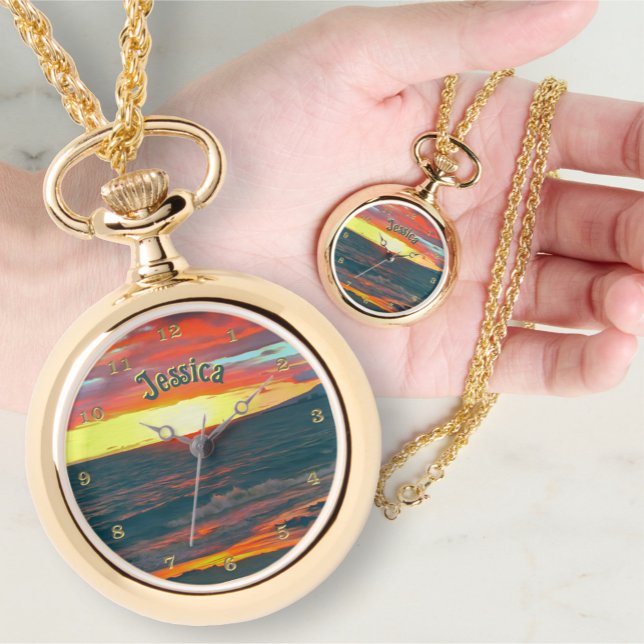 Relógio Maravilhoso Dia 1490 do Necklace Watch (Criador carregado)