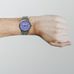 Relógio Marca Azul de Negócios na Monitorização de Homens<br><div class="desc">O logotipo da sua empresa em fundo azul no relógio masculino. Acessório que você pode incluir em seus produtos de promocional, fornecer itens ou presentes aos seus clientes ou clientes para anunciar sua empresa ou promover sua marca. Observe personalizável que você pode colocar o logotipo de sua empresa para criar...</div>