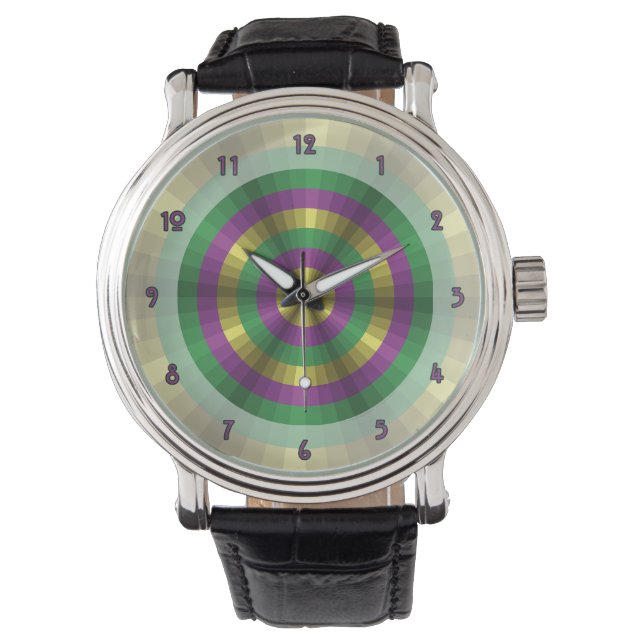 Relógio Mardi Gras Illusion Watch (Frente)