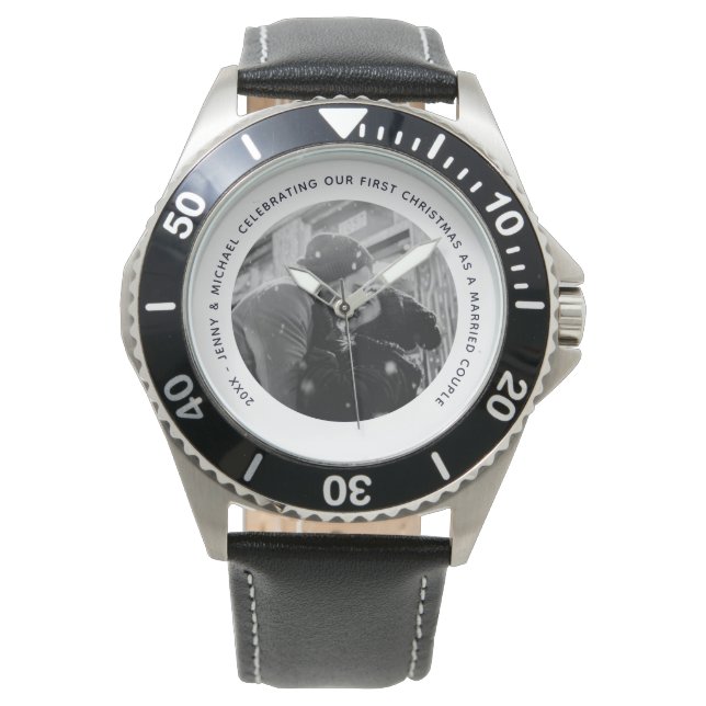 Relógio Maridos 11 anos de rua FOTO da esposa (Frente)