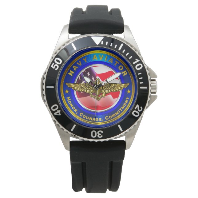 Relógio Marinho Aviator Watch (Frente)