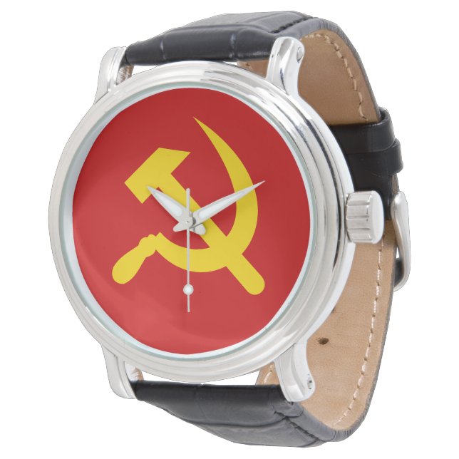 Relógio Martelo comunista e foice (Angular)