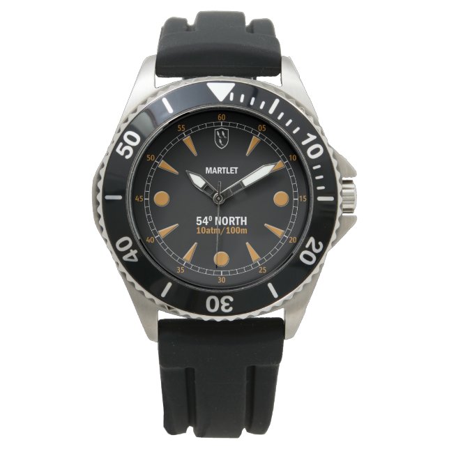 Relógio Martlet 54° North Dive Watch (Frente)