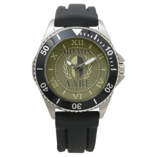 Relógio Máscara de Molon Labe Spartan Laurels - Discagem