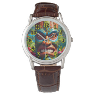 Relógio Máscara Tiki
