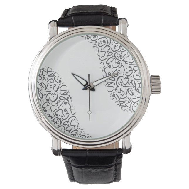 Relógio Masculino de Couro Vintage (Frente)