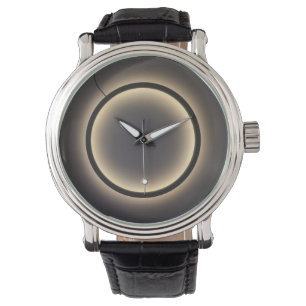 Relógio masculino vintage com pulseira de couro pr