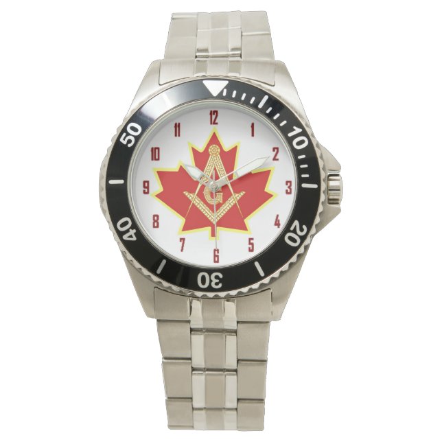RELÓGIO MASÕES CANADIANAS (Frente)