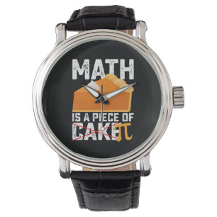 Relógio Matemática É Um Pedaço De Bolo Pi Dia Divertido