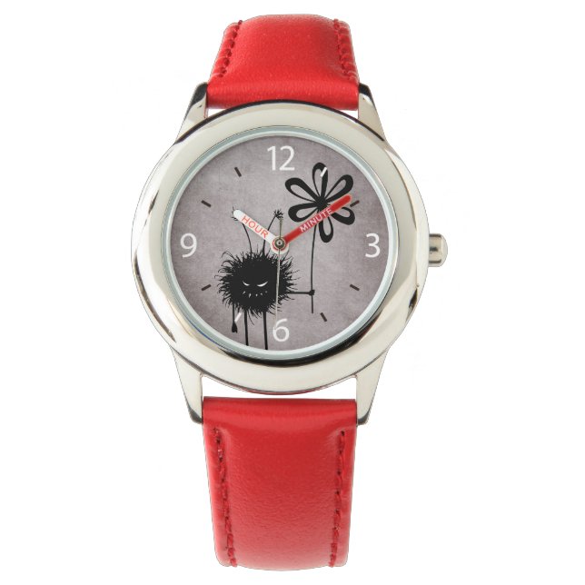 Relógio Mau Flower Inseto Vintage (Frente)