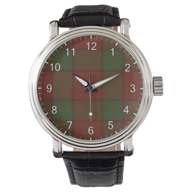 Relógio Maxwell Clan Tartan (Frente)